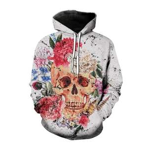 Nuevo Hip Hop Skull Hoodies 3D Impreso Skull Streetwear Pullover Tops Sudaderas de manga larga Hombres Ocio Moda Sudadera - Product Image 4