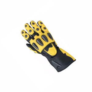 Gants de moto en fibre de carbone avec logo de couleur personnalisé Gants de moto en cuir antidérapants et imperméables, réglables et durables - Product Image 5