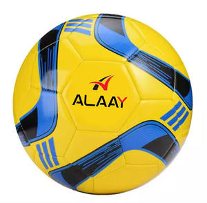 Alaay Ballon de football Vente directe Impression personnalisée en cuir PU/PVC pour l'entraînement et le jeu Taille 5/4/3/2 - Product Image 1