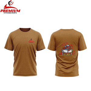 T-shirts en coton tricoté Designs personnalisés Tailles personnalisées Unisexe Adultes Respirant Écologique T-shirts grande taille - Product Image 2