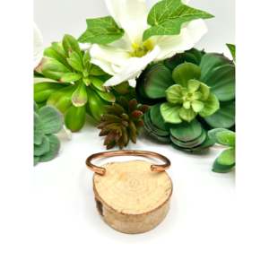 Shirley Collection Elegant <b>Copper</b> Plumber Fashion Cuff Bracelet - Product Image 4