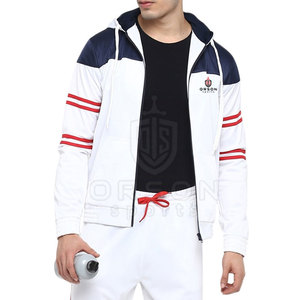 Ensembles de survêtements d'hiver personnalisés pour hommes grandes tailles – Décontractés, coupe-vent, en coton et polyester, respirants, légers, à motif uni, haute qualité - Product Image 2