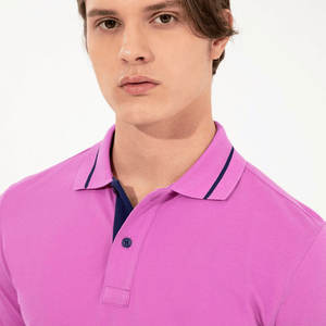 Ordene ahora la mejor calidad al por mayor, polos para hombre, camisas de tela ligeras y transpirables con tapeta de botones, perfectas para ropa de oficina - Product Image 6