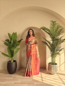 El diseñador más vendido de seda Kanchipuram Ropa étnica Sari Exclusivo Fancy Última calidad nupcial Premium Wedding Festival wear - Product Image 4