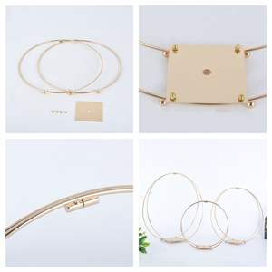 Metal Circular <b>Flower</b> Ring Stand Wedding <b>Decor</b> Event Arch <b>Table</b> Centerpiece Floral Hoop Display Party Ceremony Prop Accent Shows - Product Image 5