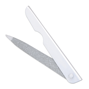 Limas de uñas con efecto de color degradado hechas a medida para limpiar y dar forma a las uñas, lima de uñas de acero inoxidable, empujador de cutículas - Product Image 3