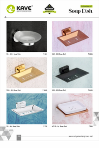 Porte-savon noir en acier inoxydable en céramique Plateau de salle de bain moderne Boîte à savon antirouille Organisateur de savon mural pour évier et douche - Product Image 6