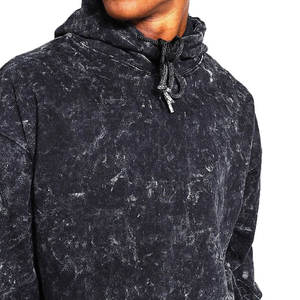 Sweat-shirts délavés à l'acide pour hommes, personnalisables avec logo, prix abordable, vente en gros, best-sellers - Product Image 6