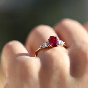 8x6mm corte esmeralda blanco CZ diamante anillo de compromiso tres piedras boda banda para mujer plata nupcial aniversario joyería - Product Image 3