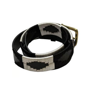 Cinturón de Polo de Cuero, Aleación Duradera, Ligero, Ajustable, Equipo Ecuestre, Costuras Resistentes, Diseño Clásico Cómodo, Soporte Estable - Product Image 1