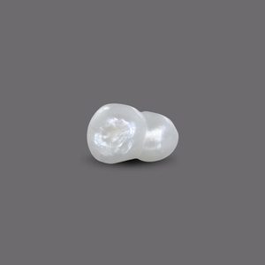 Perles d'eau douce naturelles blanches Basra Pearl 4,43 carats pour la fabrication de bijoux - Product Image 2