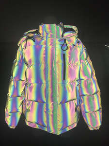 แจ็กเก็ตพองขนเป็ดผ้าโพลีเอสเตอร์ฤดูหนาวสำหรับผู้ชายเสื้อโค้ทกระเป๋ามีซิปไซส์ใหญ่พิเศษย้อมสีแบบลำลอง - Product Image 5