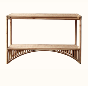 Table basse Queenslander, Table d'appoint, Console, Table basse en rotin, Console en osier, Artisanat au Vietnam, Nhat Minh - Product Image 2