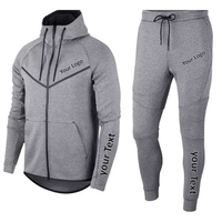 Survêtements imprimés pour hommes, écologiques, à capuche, décontractés, en molleton technique, grandes tailles, 100 % coton respirant, pour le jogging hivernal, OEM