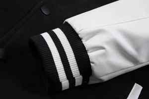 Veste Varsiti en cuir véritable de haute qualité pour hommes avec veste universitaire en cuir de vachette véritable conceptions personnalisées pour toutes les saisons - Product Image 3