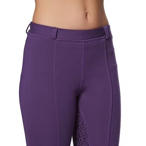Ropa Ecuestre para niños Montar a caballo Medias de agarre de silicona Leggings tela suave de alta calidad de alta elasticidad - Product Image 4