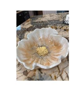 Hermoso cuenco de resina artístico hecho a mano multiusos que sirve elegante centro de mesa para cocina comedor hogar de lujo moderno - Product Image 3