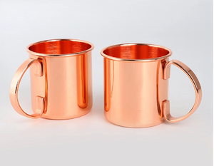 Solid <b>Copper</b> Moscow Mule Mug Premium 100% Pure <b>Copper</b> Beer <b>Cup</b> 500ml Capacity Metal - Product Image 6