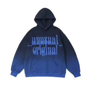 Sweat à capuche personnalisé imprimé illusion 3D artistique pour hommes et femmes hiver thermique surdimensionné lourd poche kangourou brodé dernier cri - Product Image 1