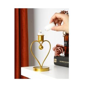 Portavelas de Metal decorativo rústico con aspecto desgastado, perfecto para decoraciones diarias de cocina y sala de estar de granja - Product Image 1