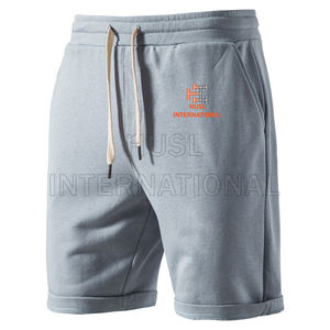 Pantalones cortos transpirables de malla de nuevo estilo de moda, pantalones cortos elásticos para fiesta en la playa, uso diario, pantalones cortos de baloncesto de secado rápido para hombre - Product Image 1