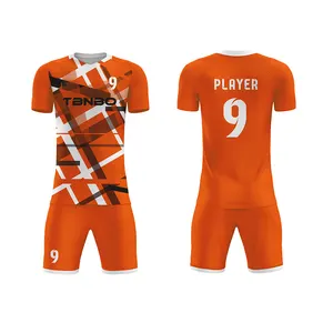 100% Polyester Custom Team Wear with LOGO Soccer Uniforms supplier in Pakistan / New Arrival Best Selling Soccer Uniforms