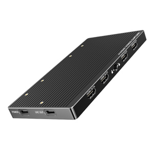 Free Driver <strong>4</strong> Channel <strong>HDMI</strong> to USB Capture Box with <strong>4</strong> <strong>HDMI</strong> Loop Out UVC Out - Product Image 1