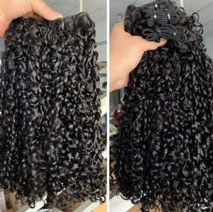 Article chaud 100% extensions de cheveux bouclés birmans bruts de haute qualité doux soyeux cheveux raides vague naturelle et styles de vague profonde lâche - Product Image 3