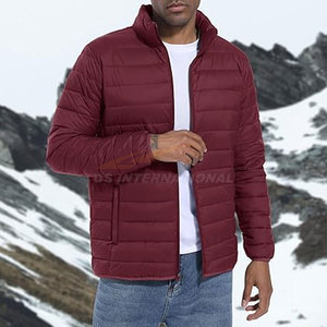 Chaqueta acolchada a prueba de viento para hombre, Abrigo acolchado ligero y cálido para aventuras al aire libre, suministro de fábrica OEM a granel al por mayor - Product Image 6