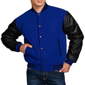 Veste universitaire de haute qualité en gros, veste de baseball en laine brodée, veste universitaire, veste de sport, téléchargée par Dress Sports - Product Image 1