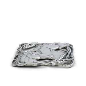 Salvamanteles plateado de caballo de Metal, Protector de mesa, soporte para utensilios de cocina, vajilla de comedor, usos decorativos, diseño de lujo - Product Image 2