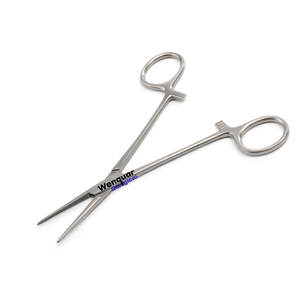 Forceps Crile 14 cm en acier inoxydable chirurgical, instrument médical vétérinaire manuel - Product Image 1