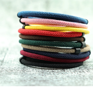 สร้อยข้อมือเชือกทำด้วยมือแบบมินิมอลหรือกำไลข้อเท้า-ปรับเชือกได้สร้อยข้อมือสำหรับทั้งชายและหญิงสร้อยข้อมือเชือกกะลาสีขายดี - Product Image 1