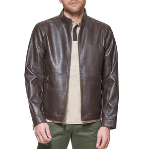Veste en cuir pour homme sur mesure, grande taille, best-seller, dernier design, prix avantageux, fabriquée par Wondrous Enterprises - Product Image 1