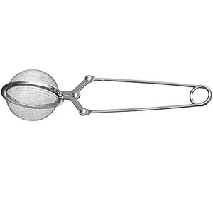 Snap Ball Leaf Tea <b>Mesh</b> Infuser <b>Strainer</b> with Handle Eco Friendly Filter Spoons Flatware Type for Tea Coffee Powder - Product Image 1