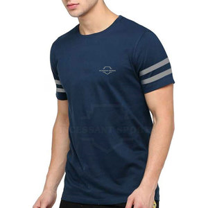Camiseta con logotipo impreso personalizado para hombre, Camisa de algodón con diseños personalizados en blanco, precio al por mayor - Product Image 2