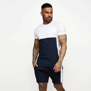 เสื้อยืดผ้าฝ้ายคอกลมแขนสั้นสำหรับผู้ชายผ้าฝ้าย100% ระบายอากาศได้ดีฤดูร้อน - Product Image 5