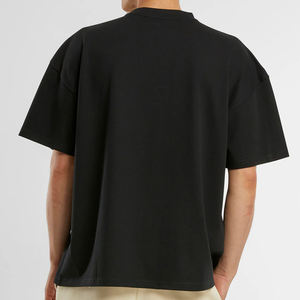 T-shirt surdimensionné pour hommes en coton biologique, t-shirts pour hommes, t-shirt à manches courtes, haut, jersey personnalisé, t-shirt ajusté, vêtements pour hommes - Product Image 4