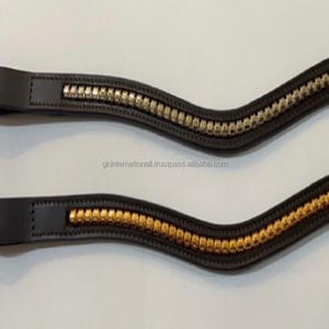 Banda de cuero de canal vacío emand, banda decorativa de plata o oro rosa para cejas de caballo - Product Image 5