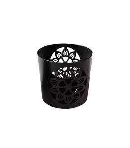 Porte-bougie chauffe-plat rond classique en métal fait à la main et pot Bhakhoor pour la décoration intérieure et Pâques Noël - Product Image 5