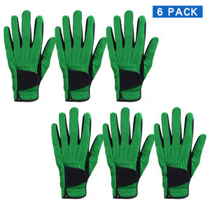 Vente en gros de gants de golf de qualité supérieure en cuir de mouton avec logo personnalisé gant de golf de couleur verte main gauche - Product Image 4