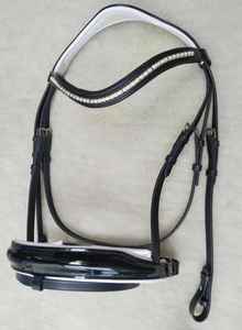 Bride en cuir de cheval unique au design attrayant réglable et durable ensemble d'équipement d'équitation abordable fabriqué à la main - Product Image 2