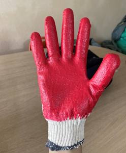 Vietnamese <b>Rubber</b> Coated Anti-Cut Anti-Slip Reusable Cotton Latex Coating Knit Wrist 10 Gauge Safety Gloves Gardening Protection - Product Image 6