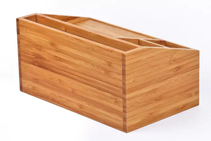 Caja de pañuelos de bambú multifunción Caja de pañuelos de bambú hecha a mano Decoración de mesa y hogar natural ecológica Venta al por mayor de Vietnam - Product Image 5