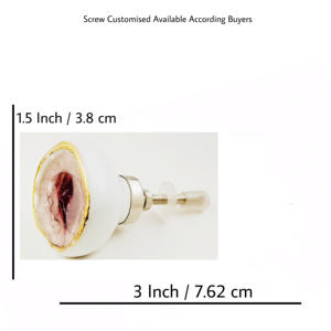 Marocain violet foncé or glaçure boutons en céramique meubles de luxe tiroir armoire poignée tire pour armoire commode cuisine chambre - Product Image 4