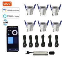 DC12V Mini projecteur 3w TUYA WiFi Dimmable Downlight Set OUTDOOR LED pour véranda et terrasse