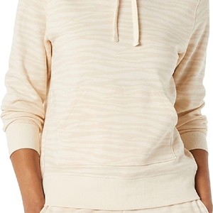 เสื้อฮู้ดมีซิปสำหรับผู้หญิงเสื้อคอตตอนแขนยาวแบบสวมหัวดีไซน์ล่าสุด - Product Image 5