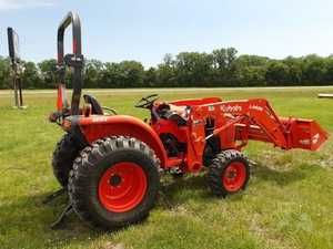 2023 Kubota L2501 Used Compact Tractor with Front Loader Red Color Outdoor Use Pump Bearing Motor 200KG - Product Image 6