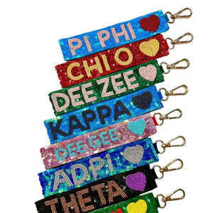 Llaveros de Cuentas Bordadas Hechos a Mano, Llaveros de Cuentas de Primera Calidad, Diseño Personalizado - Product Image 1