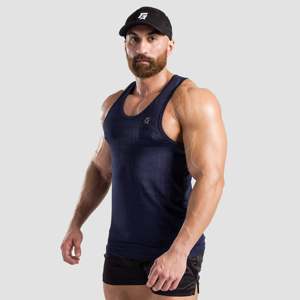 Camiseta sin mangas azul para hombre - Product Image 2